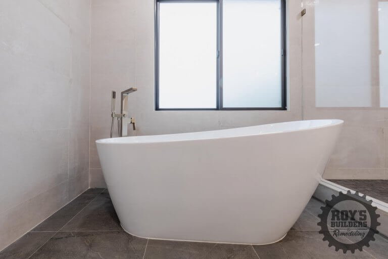 Bathroom remodel by Roy's Builders & Remodeling