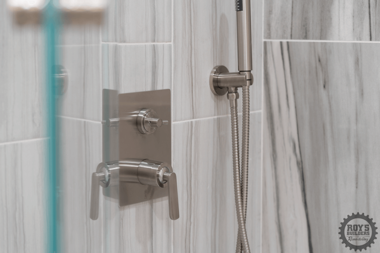 Bathroom remodel by Roy's Builders & Remodeling
