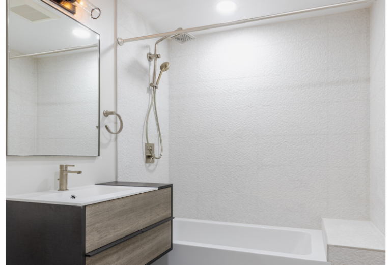 doorless shower