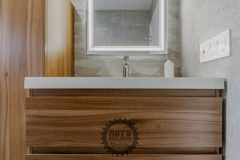 Bathroom remodel by Roy's Builders & Remodeling