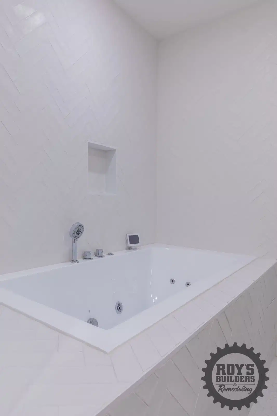 Jacuzzi tub installation by Roy's Builders and Remodeling