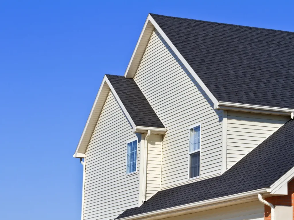 Beige Vinyl Siding Installation- Roy's Builders