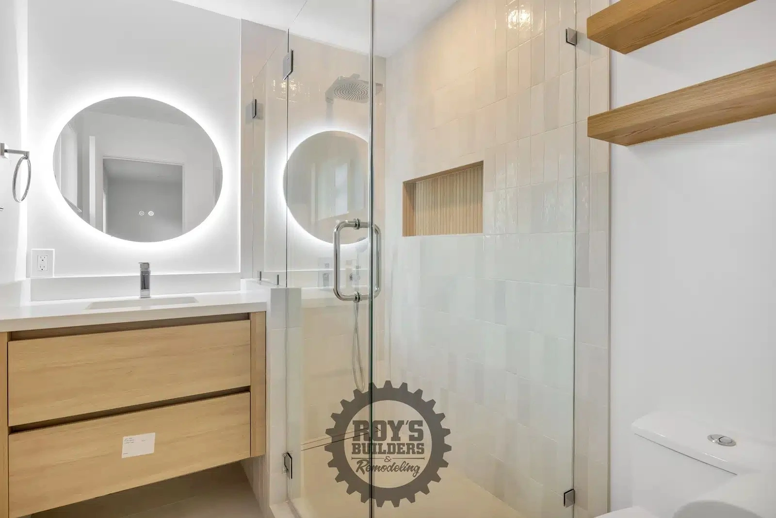 Contemporary Bathroom Update- Roy's Builders