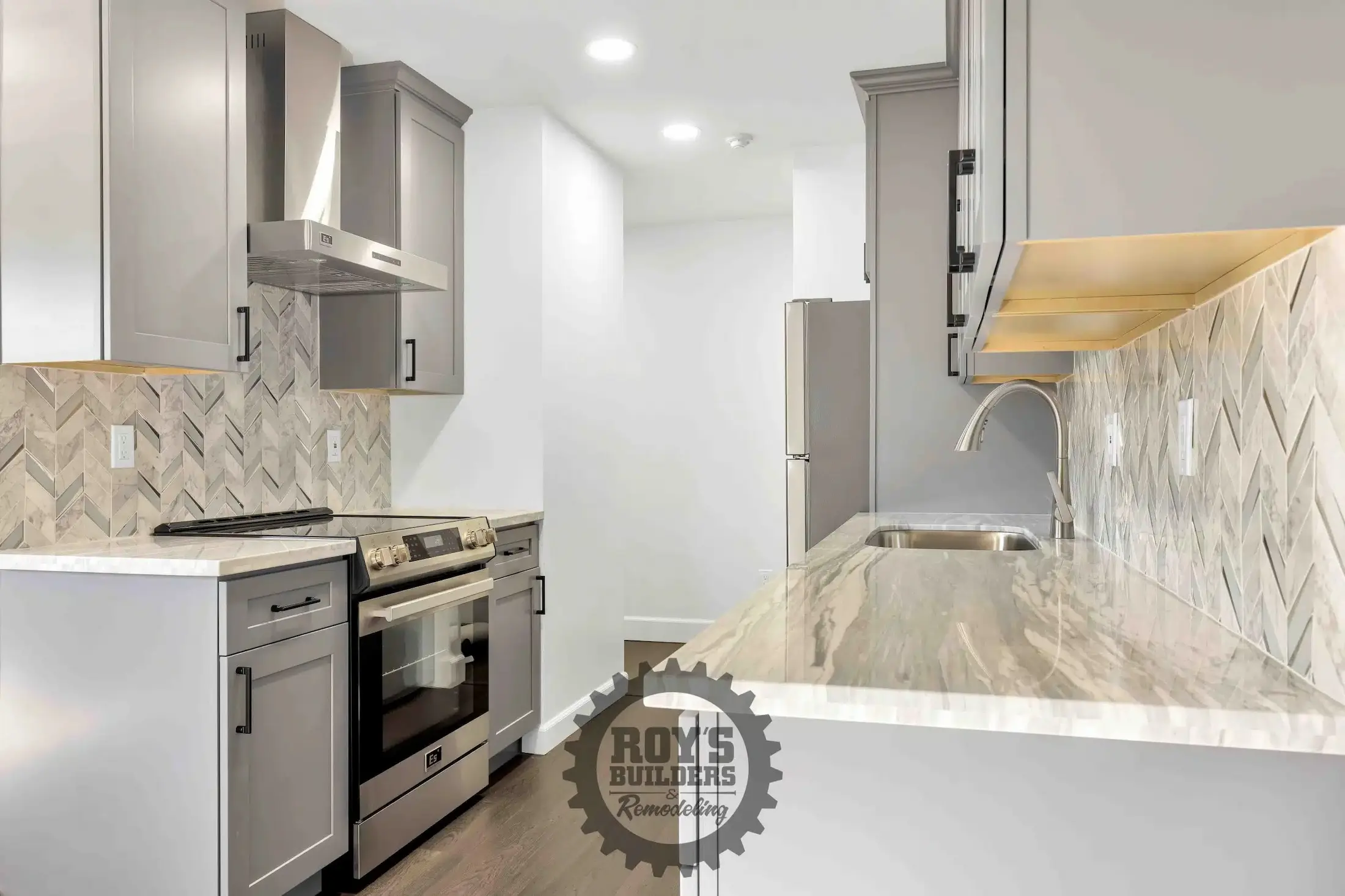 Contemporary Kitchen Remodel in Newark, CA- Roy's Builders