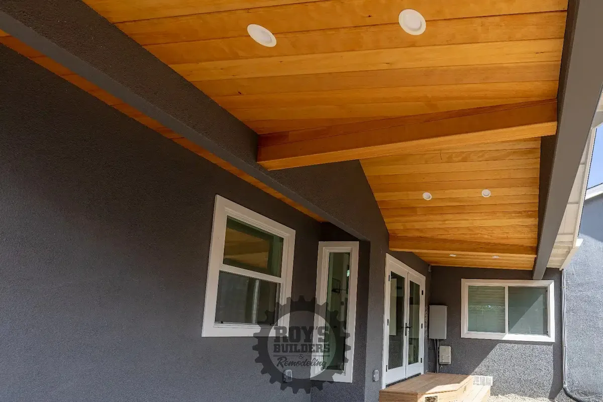 Covered Patio Installation- Roy's Builders