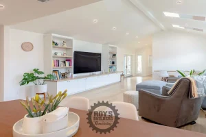 Custom Living Room Renovation- Roy's Builders