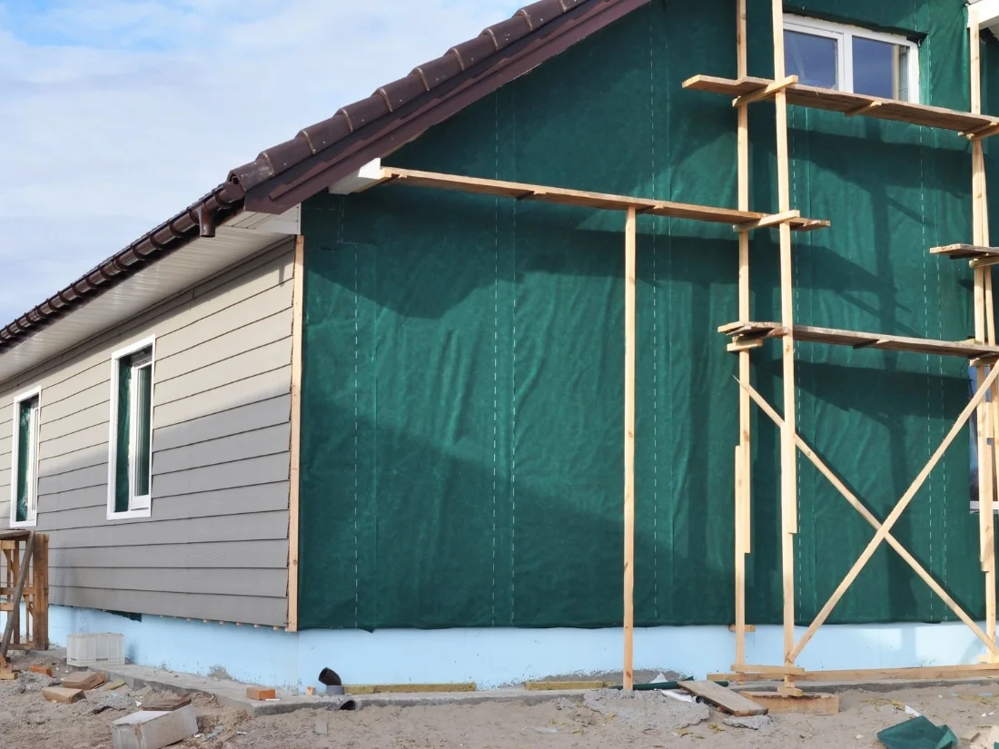 In-Progress Siding Installation- Roy's Builders