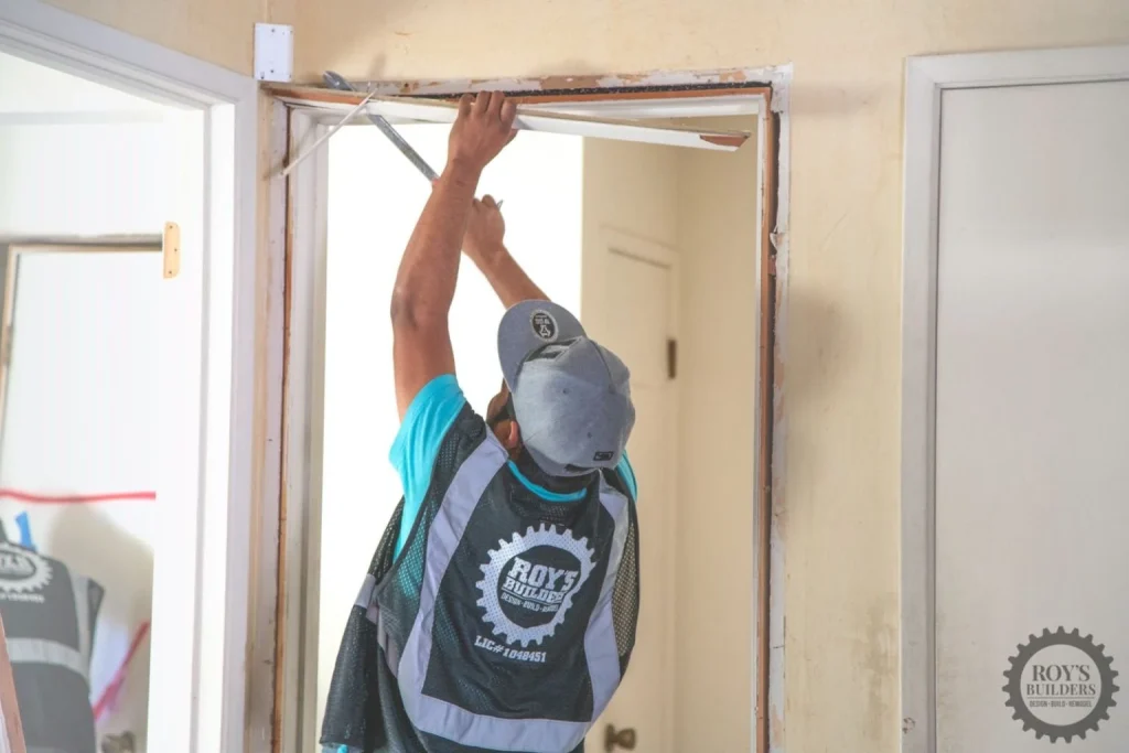 Interior Demolition & Door Frame Removal- Roy's Builders