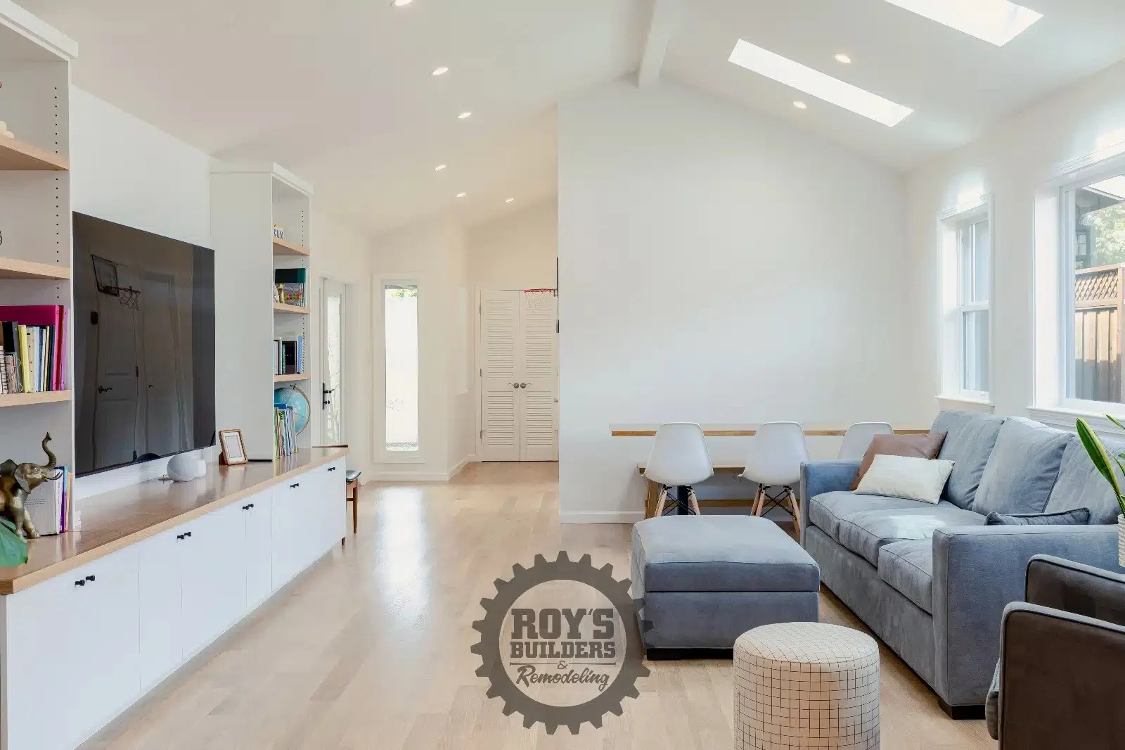 Light-Filled Living Room Remodel- Roy's Builders
