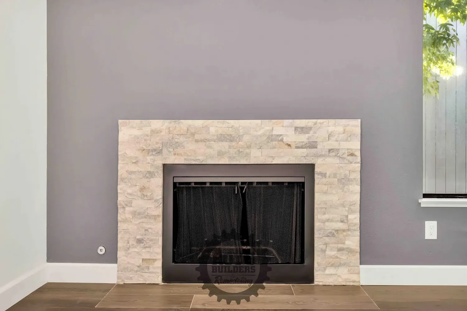 Modern Fireplace Remodel- Roy's Builders