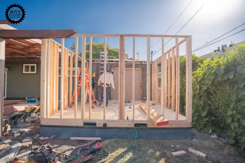 New Room Addition Underway- Roy's Builders