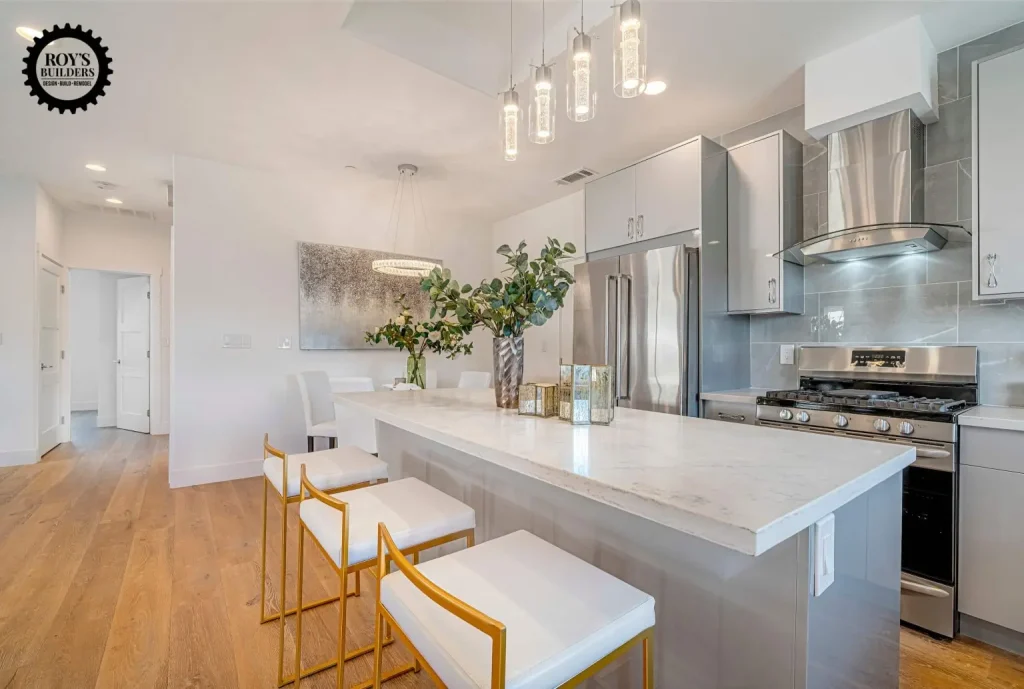 Open-Concept Kitchen with Modern Elegance- Roy's Builders