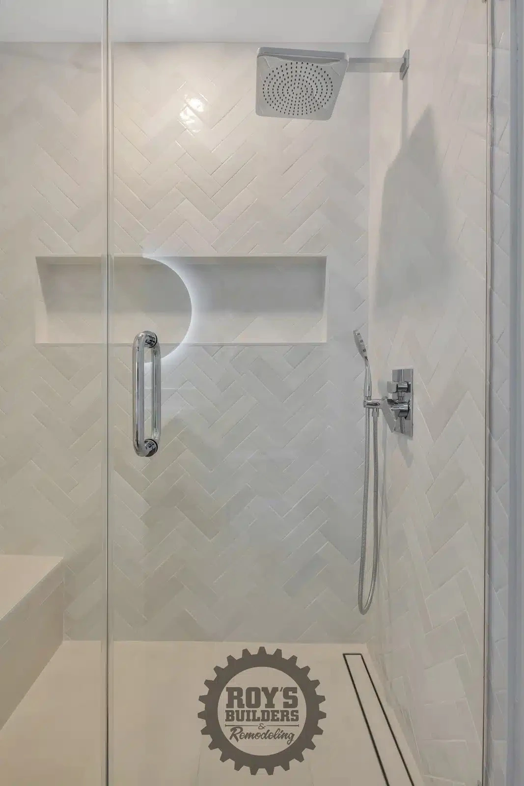 Stylish Shower Remodel- Roy's Builders