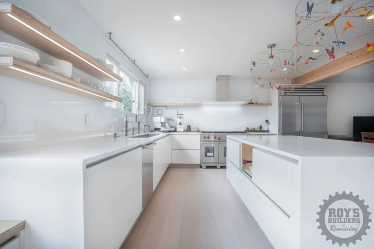Ultra-Modern White Kitchen